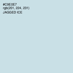 #C9E0E7 - Jagged Ice Color Image